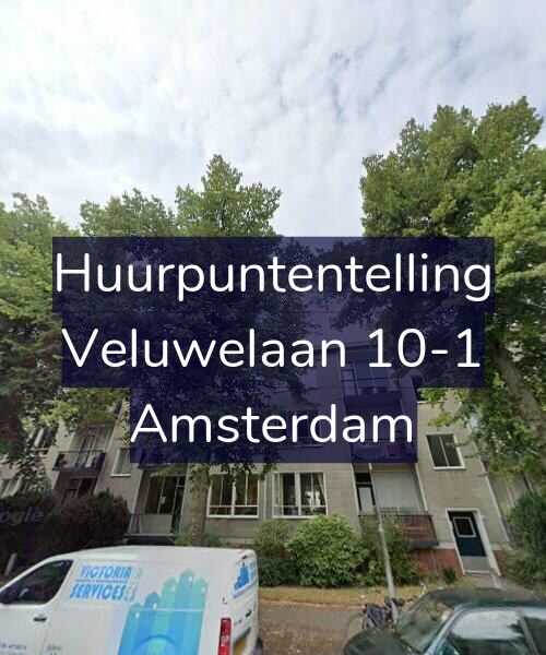Foto gevel Huurpuntentelling voor Veluwelaan 10-1, Amsterdam