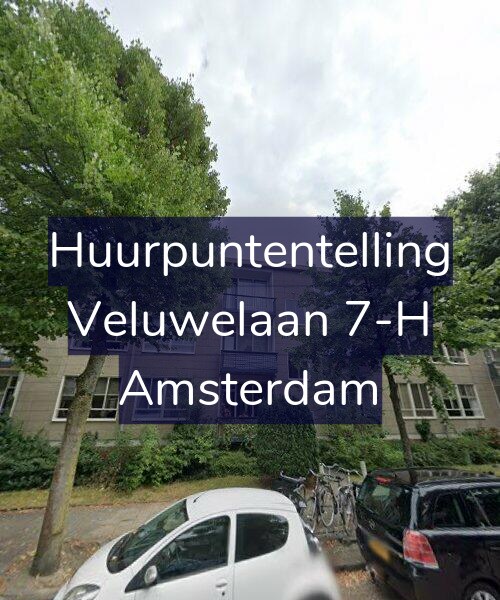 Foto gevel Huurpuntentelling voor Veluwelaan 7-H, Amsterdam