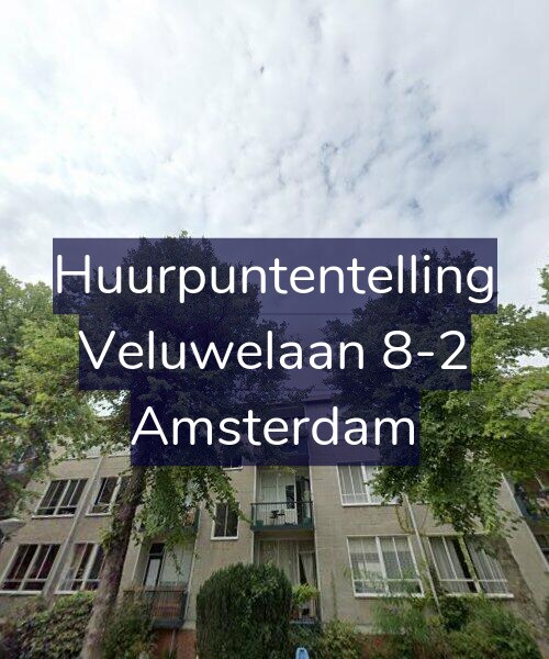 Foto gevel Huurpuntentelling voor Veluwelaan 8-2, Amsterdam