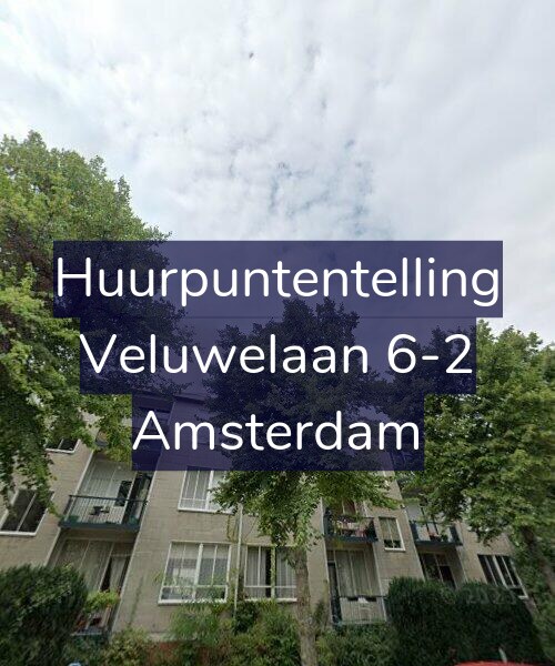 Foto gevel Huurpuntentelling voor Veluwelaan 6-2, Amsterdam