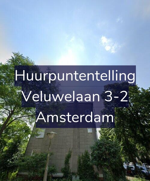 Foto gevel Huurpuntentelling voor Veluwelaan 3-2, Amsterdam