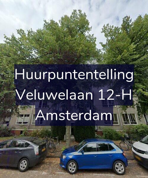 Foto gevel Huurpuntentelling voor Veluwelaan 12-H, Amsterdam