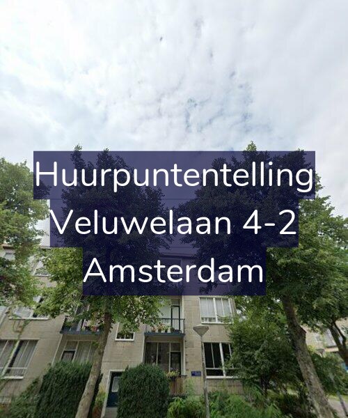 Foto gevel Huurpuntentelling voor Veluwelaan 4-2, Amsterdam