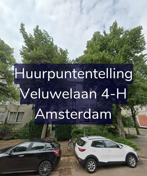 Foto gevel Huurpuntentelling voor Veluwelaan 4-H, Amsterdam