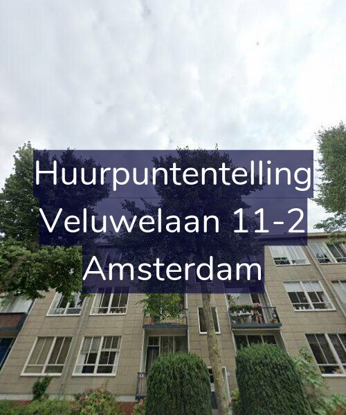 Foto gevel Huurpuntentelling voor Veluwelaan 11-2, Amsterdam