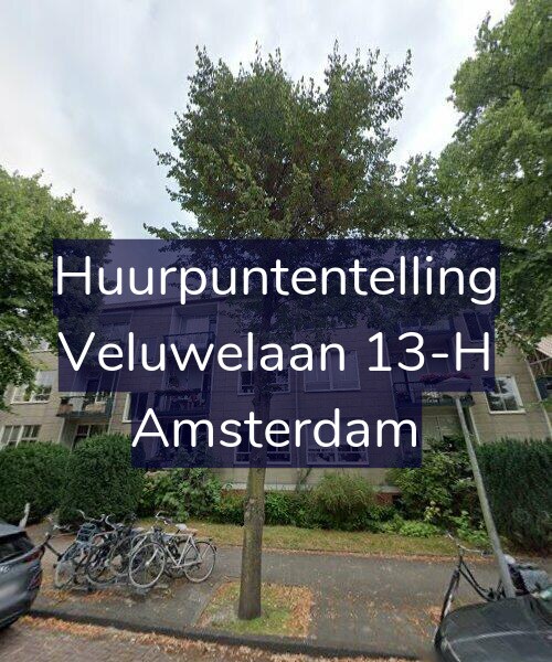 Foto gevel Huurpuntentelling voor Veluwelaan 13-H, Amsterdam