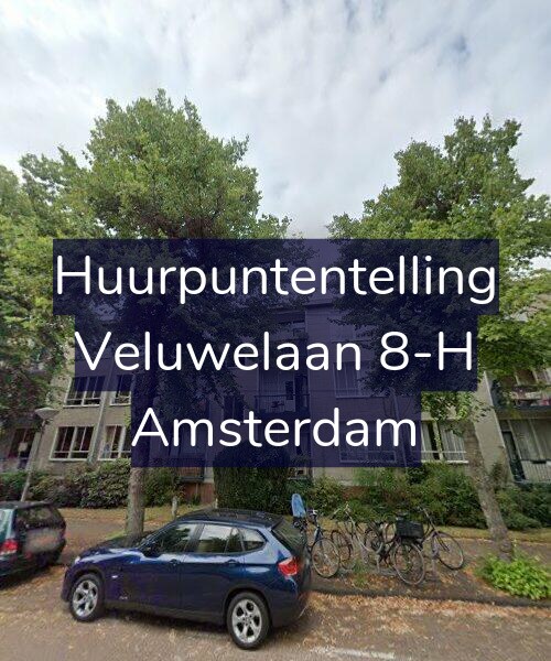 Foto gevel Huurpuntentelling voor Veluwelaan 8-H, Amsterdam
