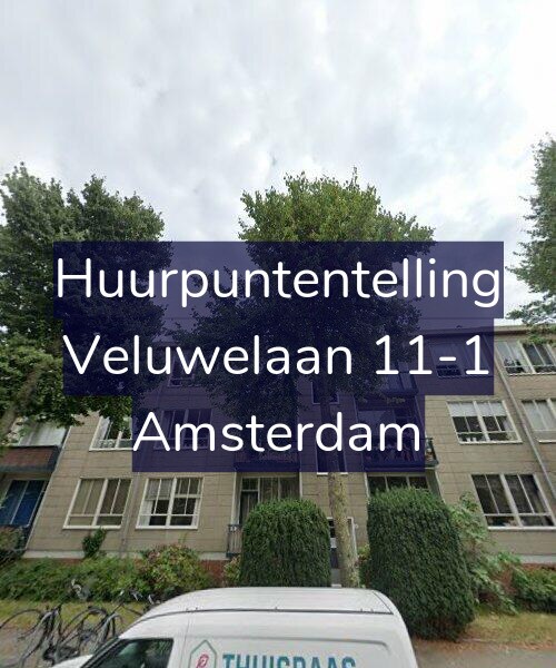 Foto gevel Huurpuntentelling voor Veluwelaan 11-1, Amsterdam
