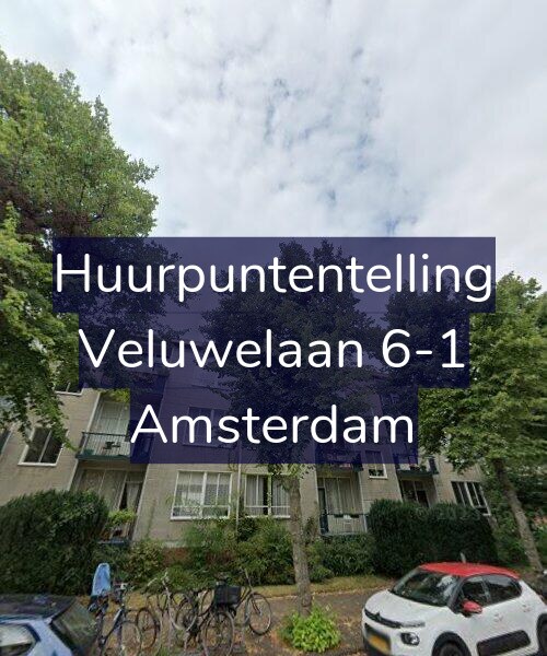 Foto gevel Huurpuntentelling voor Veluwelaan 6-1, Amsterdam