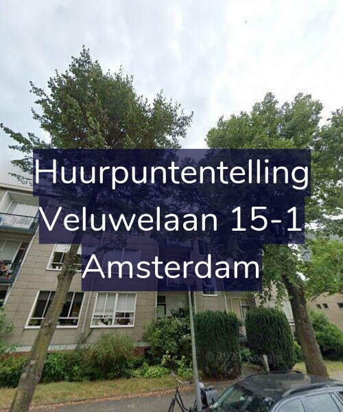 Foto gevel Huurpuntentelling voor Veluwelaan 15-1, Amsterdam