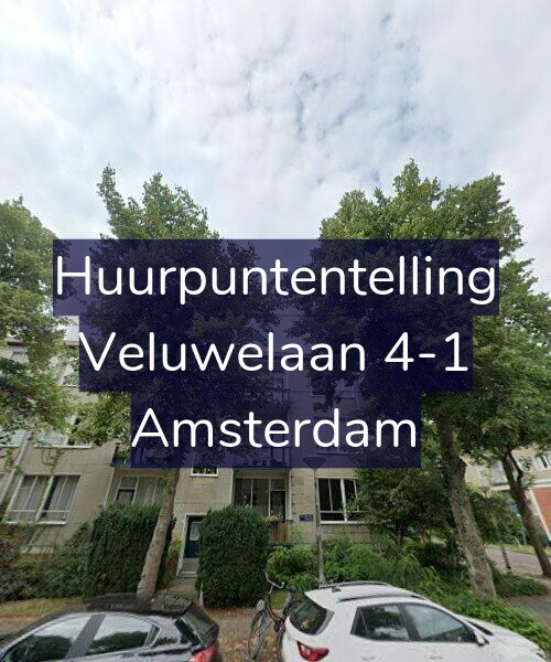Foto gevel Huurpuntentelling voor Veluwelaan 4-1, Amsterdam