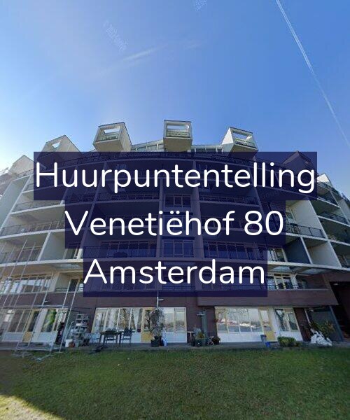 Foto gevel Huurpuntentelling voor Venetiëhof 80, Amsterdam