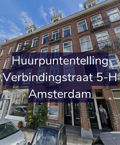 Foto gevel Huurpuntentelling voor Verbindingstraat 5-H, Amsterdam