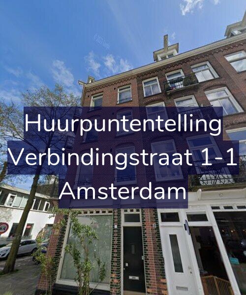 Foto gevel Huurpuntentelling voor Verbindingstraat 1-1, Amsterdam