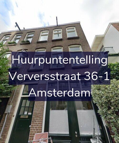 Foto gevel Huurpuntentelling voor Verversstraat 36-1, Amsterdam