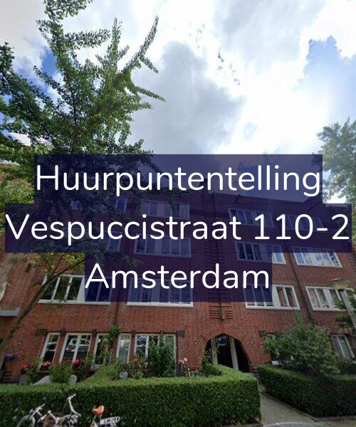 Foto gevel Huurpuntentelling voor Vespuccistraat 110-2, Amsterdam