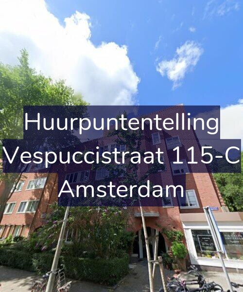 Foto gevel Huurpuntentelling voor Vespuccistraat 115-C, Amsterdam