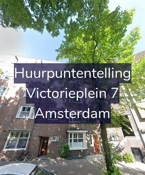Foto gevel Huurpuntentelling voor Victorieplein 7, Amsterdam