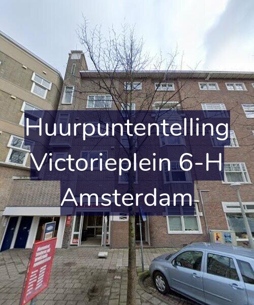 Foto gevel Huurpuntentelling voor Victorieplein 6-H, Amsterdam