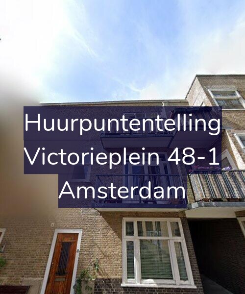 Foto gevel Huurpuntentelling voor Victorieplein 48-1, Amsterdam