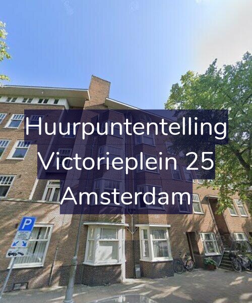 Foto gevel Huurpuntentelling voor Victorieplein 25, Amsterdam