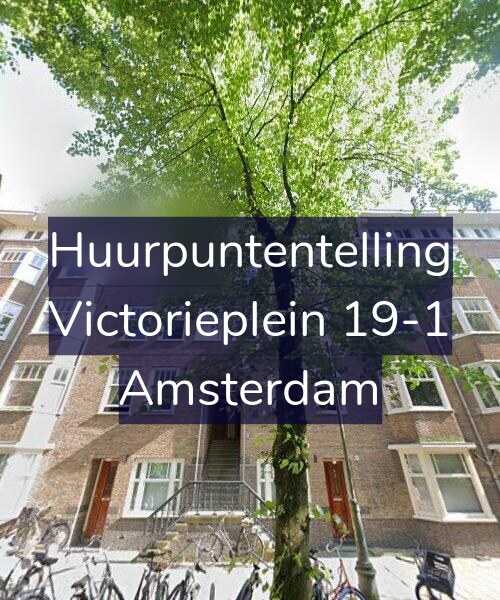 Foto gevel Huurpuntentelling voor Victorieplein 19-1, Amsterdam