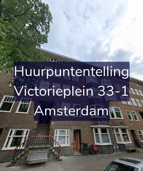 Foto gevel Huurpuntentelling voor Victorieplein 33-1, Amsterdam