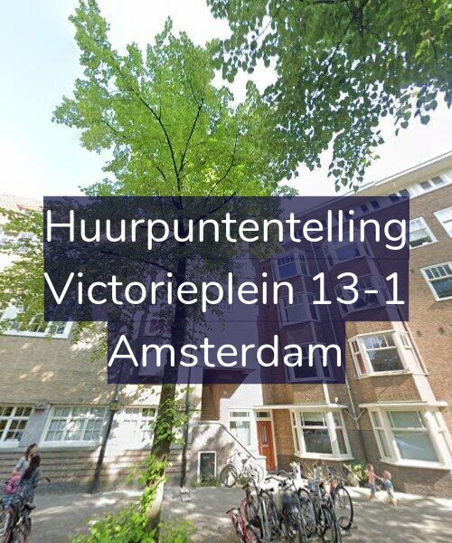 Foto gevel Huurpuntentelling voor Victorieplein 13-1, Amsterdam