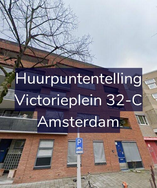 Foto gevel Huurpuntentelling voor Victorieplein 32-C, Amsterdam