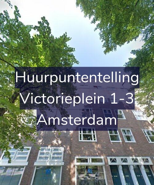 Foto gevel Huurpuntentelling voor Victorieplein 1-3, Amsterdam