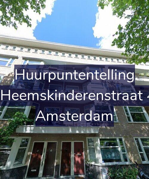 Foto gevel Huurpuntentelling voor Vier Heemskinderenstraat 41-1, Amsterdam