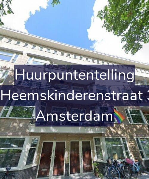 Foto gevel Huurpuntentelling voor Vier Heemskinderenstraat 39-3, Amsterdam