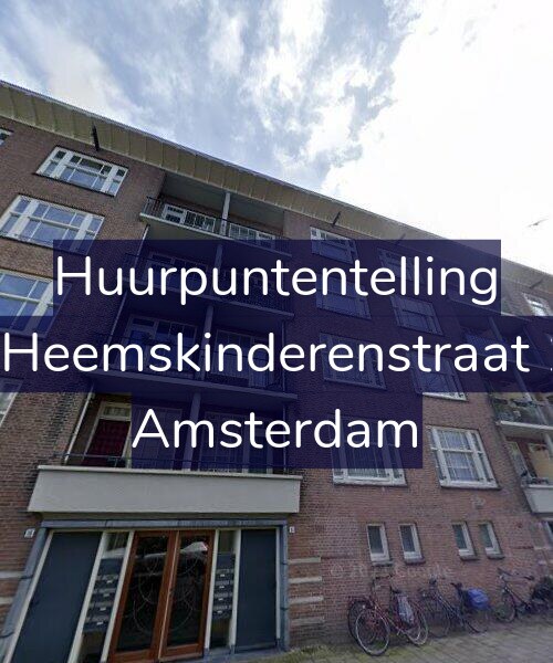 Foto gevel Huurpuntentelling voor Vier Heemskinderenstraat 15-1, Amsterdam