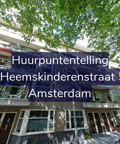 Foto gevel Huurpuntentelling voor Vier Heemskinderenstraat 50-1, Amsterdam