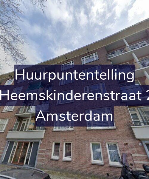 Foto gevel Huurpuntentelling voor Vier Heemskinderenstraat 21-H, Amsterdam