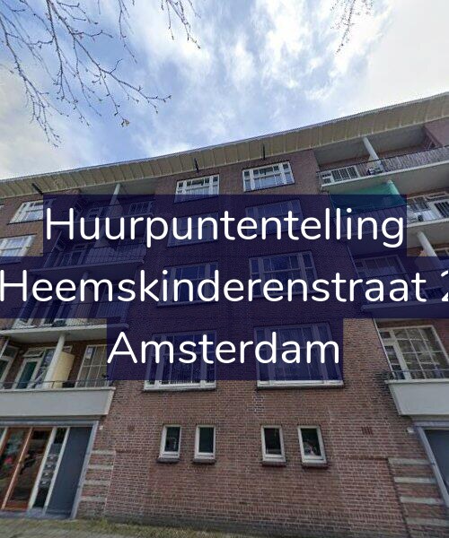 Foto gevel Huurpuntentelling voor Vier Heemskinderenstraat 23-H, Amsterdam
