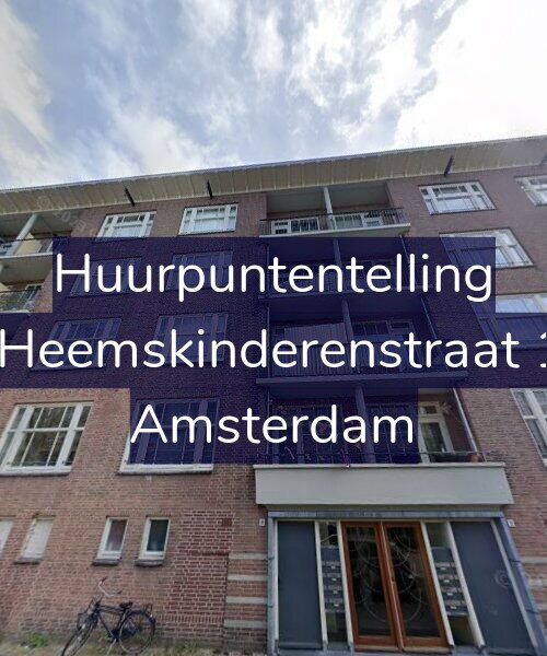 Foto gevel Huurpuntentelling voor Vier Heemskinderenstraat 10-H, Amsterdam