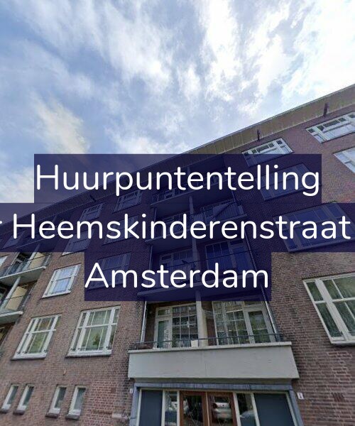 Foto gevel Huurpuntentelling voor Vier Heemskinderenstraat 6-3, Amsterdam