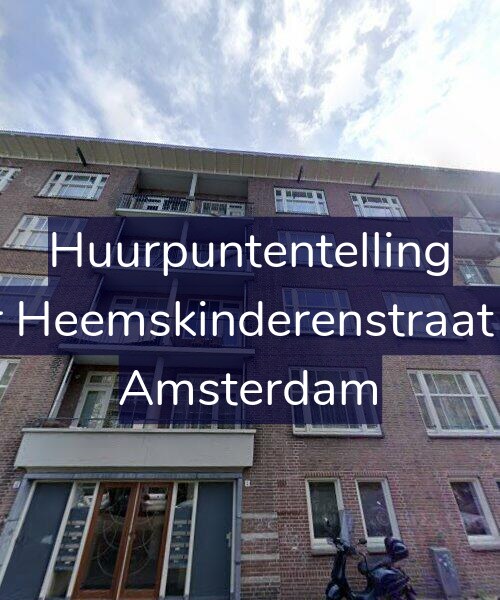 Foto gevel Huurpuntentelling voor Vier Heemskinderenstraat 5-1, Amsterdam