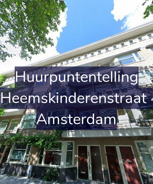 Foto gevel Huurpuntentelling voor Vier Heemskinderenstraat 42-1, Amsterdam