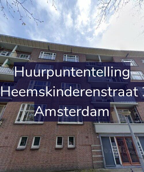 Foto gevel Huurpuntentelling voor Vier Heemskinderenstraat 22-2, Amsterdam