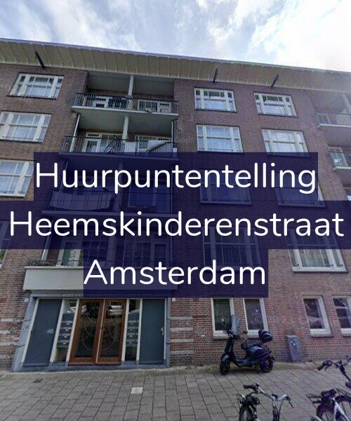 Foto gevel Huurpuntentelling voor Vier Heemskinderenstraat 5-H, Amsterdam