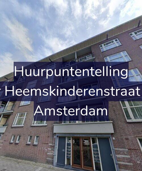 Foto gevel Huurpuntentelling voor Vier Heemskinderenstraat 6-1, Amsterdam