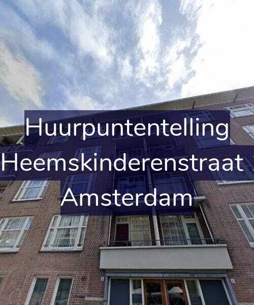 Foto gevel Huurpuntentelling voor Vier Heemskinderenstraat 16-3, Amsterdam