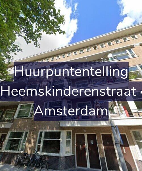 Foto gevel Huurpuntentelling voor Vier Heemskinderenstraat 48-1, Amsterdam