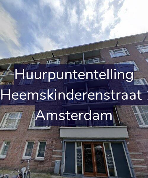 Foto gevel Huurpuntentelling voor Vier Heemskinderenstraat 16-1, Amsterdam