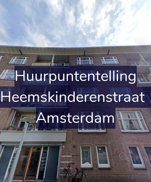 Foto gevel Huurpuntentelling voor Vier Heemskinderenstraat 17-3, Amsterdam