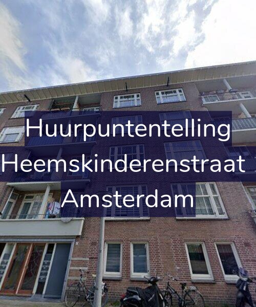 Foto gevel Huurpuntentelling voor Vier Heemskinderenstraat 13-3, Amsterdam