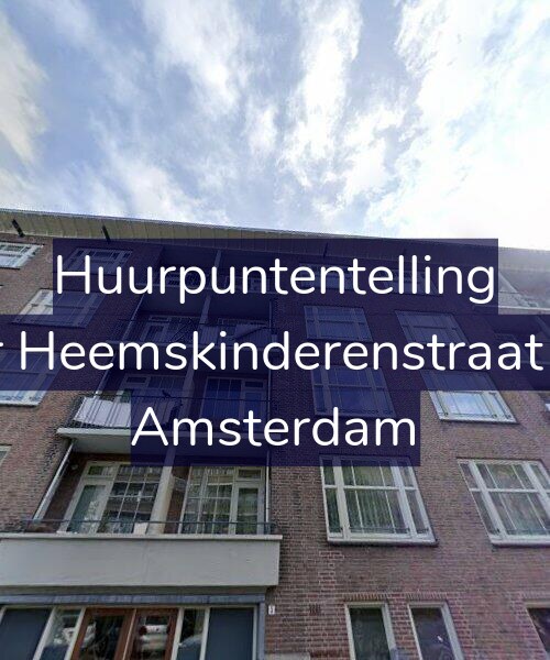 Foto gevel Huurpuntentelling voor Vier Heemskinderenstraat 5-2, Amsterdam
