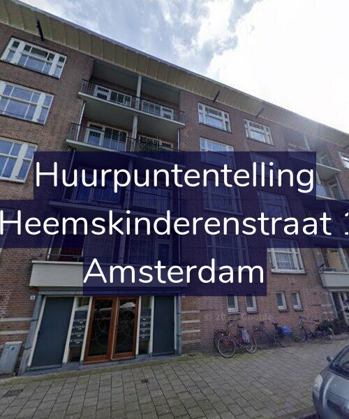 Foto gevel Huurpuntentelling voor Vier Heemskinderenstraat 15-H, Amsterdam